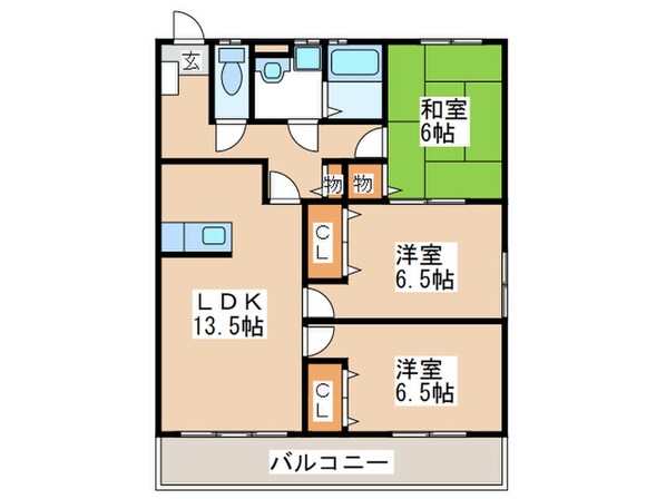 コーポコーワⅡの物件間取画像